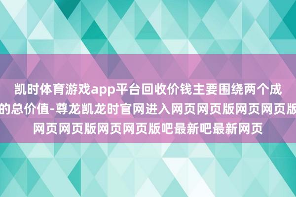 凯时体育游戏app平台回收价钱主要围绕两个成分伸开：一是材料的总价值-尊龙凯龙时官网进入网页网页版网页网页版吧最新吧最新网页